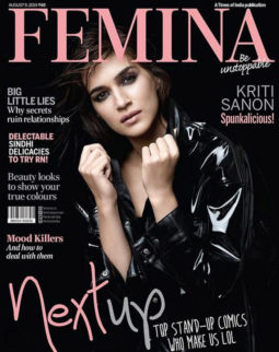 Kriti Sanon on the cover of Femina, Aug 2019