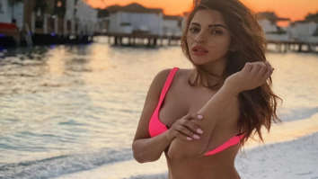 HOT! Shama Sikander soaking up the sun and sand in a pink bikini is sure to give you vacation goals