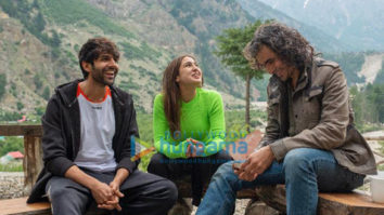 on the sets of the movie Love Aaj Kal