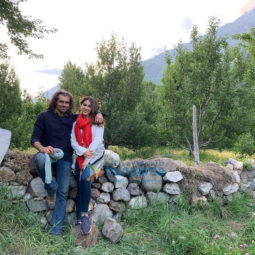 on the sets of the movie Love Aaj Kal