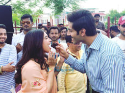 On The Sets Of The Movie Pati Patni Aur Woh