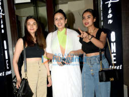 Photos: Aditi Rao Hydari, Huma Qureshi and Patralekha spotted at Bastian in Bandra