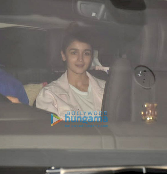 photos alia bhatt ayan mukerji and badshah spotted at karan johars house in bandra 1