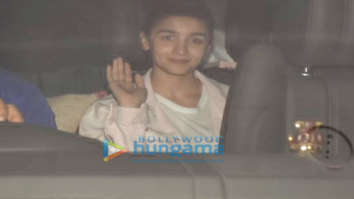 Photos: Alia Bhatt, Ayan Mukerji and Badshah spotted at Karan Johar’s house in Bandra