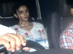 Photos: Alia Bhatt snapped at a friend’s place in Juhu