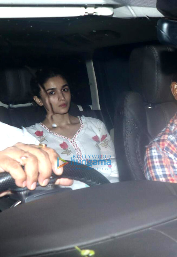 Photos: Alia Bhatt snapped at a friend’s place in Juhu