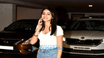 Photos: Ananya Panday spotted at Karan Johar’s house in Bandra