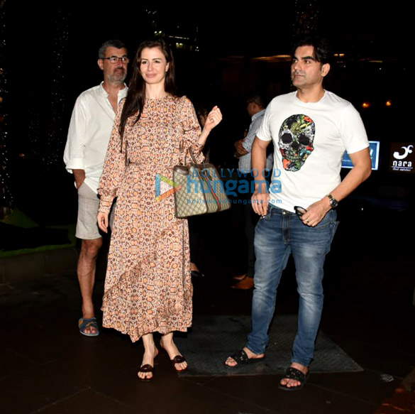 Photos: Arbaaz Khan and Giorgia Andriani spotted at Yauatcha in BKC