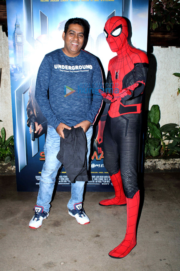 photos celebs snapped at the special screening of spider man far from home 2
