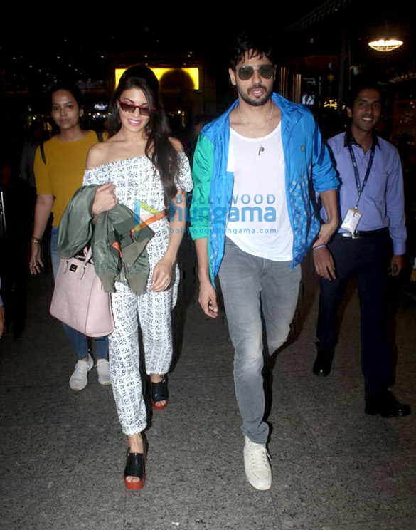 Photos: Jacqueline Fernandez, Sidharth Malhotra and Parineeti Chopra snapped at the airport