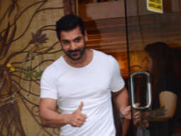 Photos: John Abraham spotted at a salon in Bandra