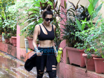 Photos: Malaika Arora spotted at Diva Yoga