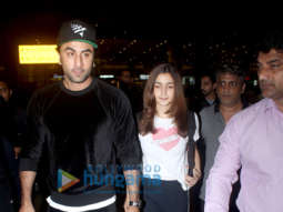 Photos: Ranbir Kapoor, Alia Bhatt, Nora Fatehi and Sophie Choudry snapped at the airport last night