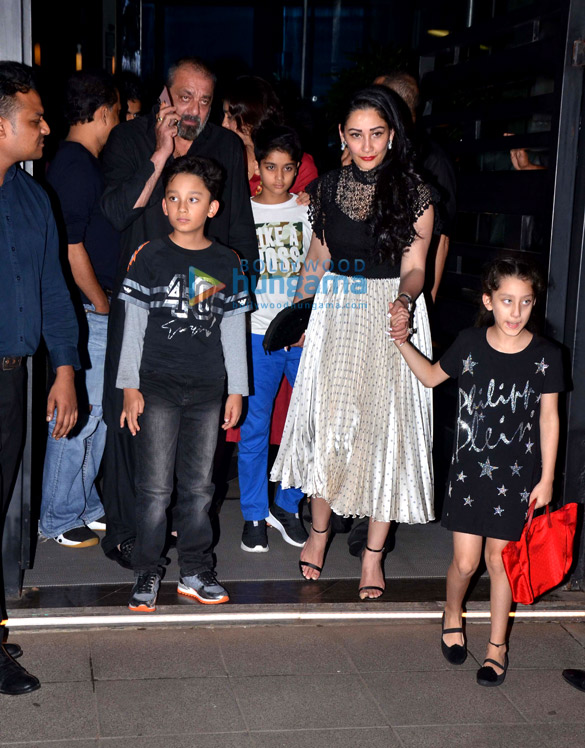 photos sanjay dutt spotted with family at yauatcha in bkc 2