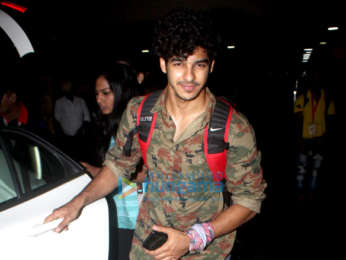 Photos: Sanya Malhotra and Ishaan Khatter snapped at the airport