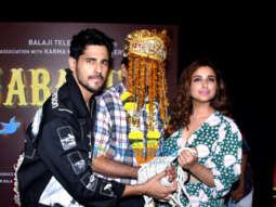 Photos: Sidharth Malhotra and Parineeti Chopra snapped at the trailer launch of Jabariya Jodi