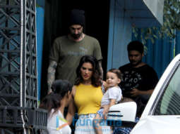 Photos: Sunny Leone snapped with her family at Juhu