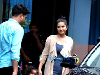 Photos: Sunny Leone spotted with her kids in Juhu