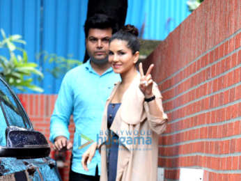 Photos: Sunny Leone spotted with her kids in Juhu