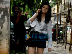 Photos: Taapsee Pannu and Ameesha Patel snapped at Kromakay salon in Juhu