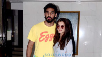 Photos: Tara Sutaria and Ahan Shetty snapped at Milan Luthria’s office