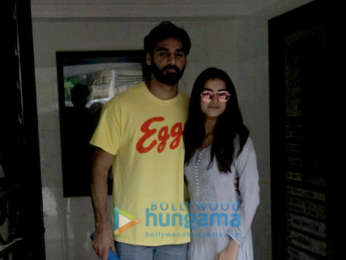 Photos: Tara Sutaria and Ahan Shetty snapped at Milan Luthria's office