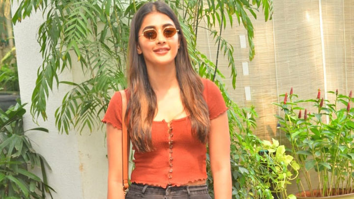 Pooja Hegde spotted at Sunny Super Sound for dubbing