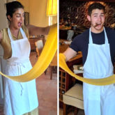 Priyanka Chopra and Nick Jonas have a romantic vacation in Italy; enjoy cooking pasta on date night