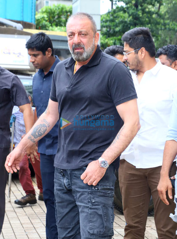sanjay duttmanyata dutt snapped attending the teaser launch of prasthanam 5