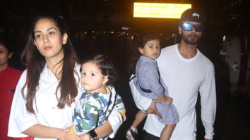 Shahid Kapoor and Mira Rajput snapped at the airport