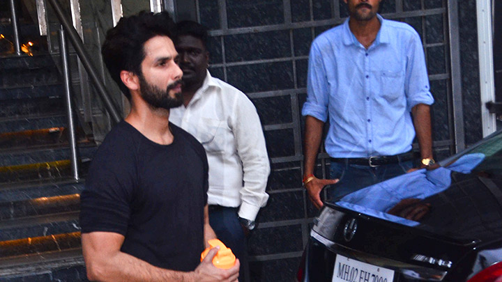 Shahid Kapoor spotted for post Gym session in Juhu