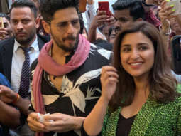 VIDEO: Jabariya Jodi stars Parineeti Chopra and Sidharth Malhotra try the Delhi’s famous fire paan