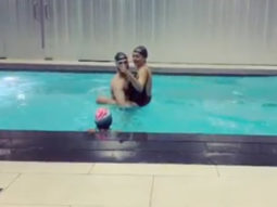 VIDEOS: Sushmita Sen and boyfriend Rohman Shawl enjoy during a pool day with her kids
