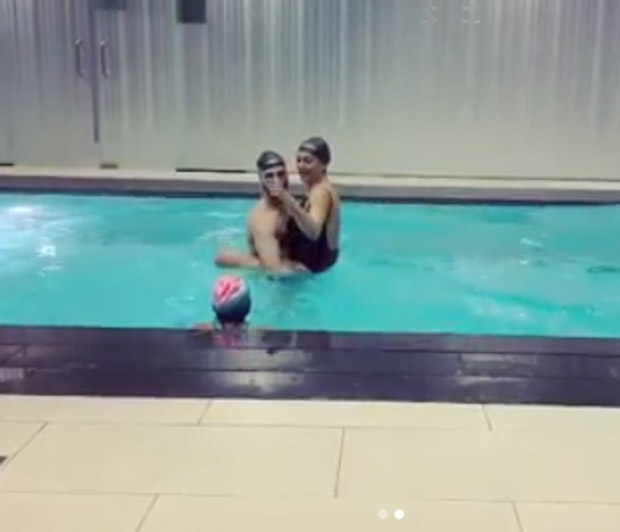 VIDEOS: Sushmita Sen and boyfriend Rohman Shawl enjoy during a pool day with her kids 