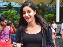 Ananya Panday spotted at Mumbai Airport returning from Patni Patni Aur Woh shooting