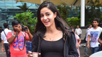 Ananya Panday spotted at Mumbai Airport returning from Patni Patni Aur Woh shooting