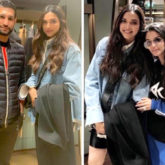 Deepika Padukone strikes a pose in London with British boxer Amir Khan and his wife Faryal in London