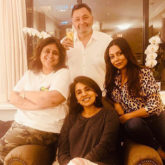 Gauri Khan is all smiles in this picture with Neetu Kapoor and Rishi Kapoor in New York!