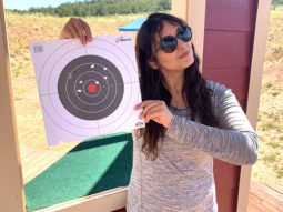 Huma Qureshi is preparing herself for Zack Snyder’s Army Of The Dead by practicing rifle shooting!