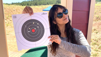 Huma Qureshi is preparing herself for Zack Snyder’s Army Of The Dead by practicing rifle shooting!