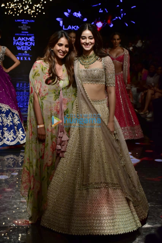 Lakme Fashion Week Winter/Festive 2019: Ananya Panday makes stunning ramp debut for Arpita Mehta and Anushree Reddy