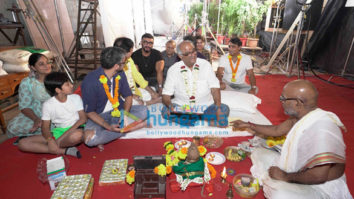 on the sets of the movie Maidaan