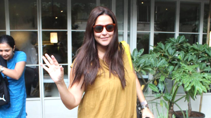 Neha Dhupia spotted at Sequel Restaurant Bandra