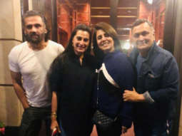 PHOTO ALERT: Suniel Shetty and Mana Shetty visit Rishi Kapoor and Neetu Kapoor in New York