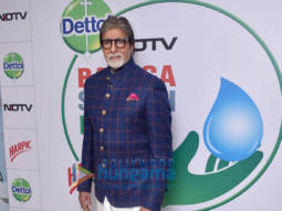 Photos: Amitabh Bachchan attends the launch of NDTV Dettol Banega Swachh India season 6