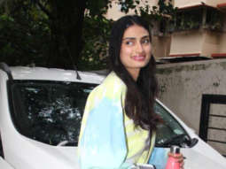 Photos: Athiya Shetty spotted at the Matrix office in Bandra