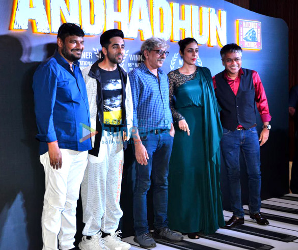Photos: Ayushmann Khurrana and Tabu grace AndhaDhun party after National Film Awards win