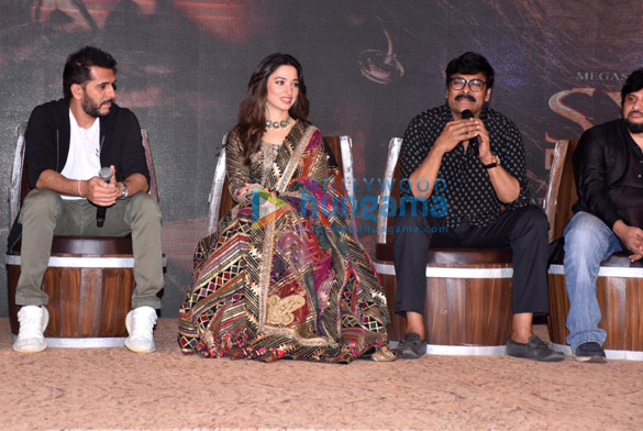 photos celebs grace the trailer launch of syeraa narasimha reddy 1