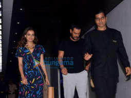 Photos: Dia Mirza snapped with friends at Hakkasan in Bandra