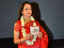 Photos: Hema Malini snapped at the inauguration of Hare Krishna mantra at ISKCON, Juhu